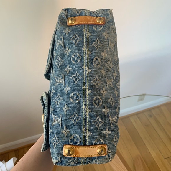 Authentic Louis Vuitton Denim Baggy PM shoulder bag - Picture 8 of 14